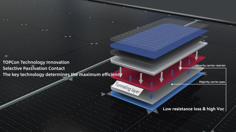 Fabricant de modules solaires TOPCON de type N Entreprises de fabrication d'énergie solaire